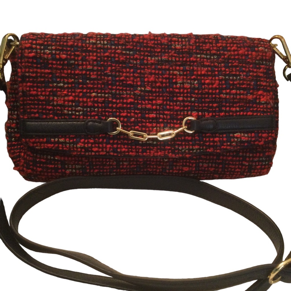 Talbots Tweed Crossbody Bag